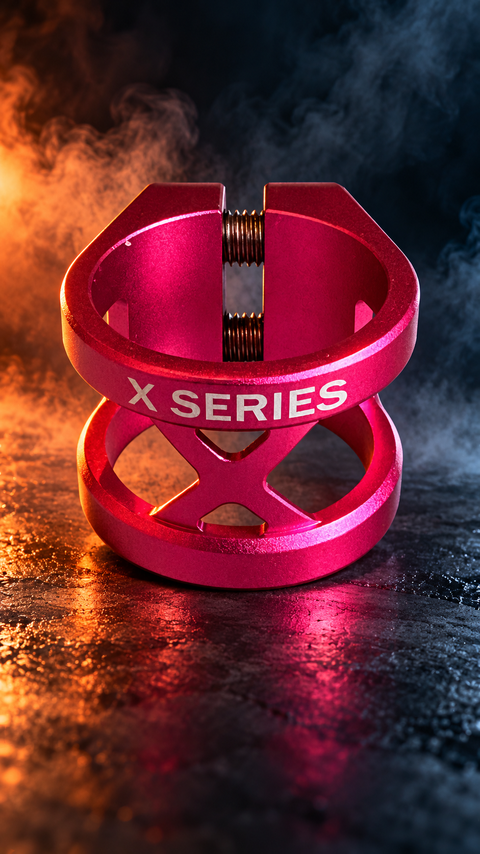 X SERIES CLAMP – HIC 34.9MM PINK