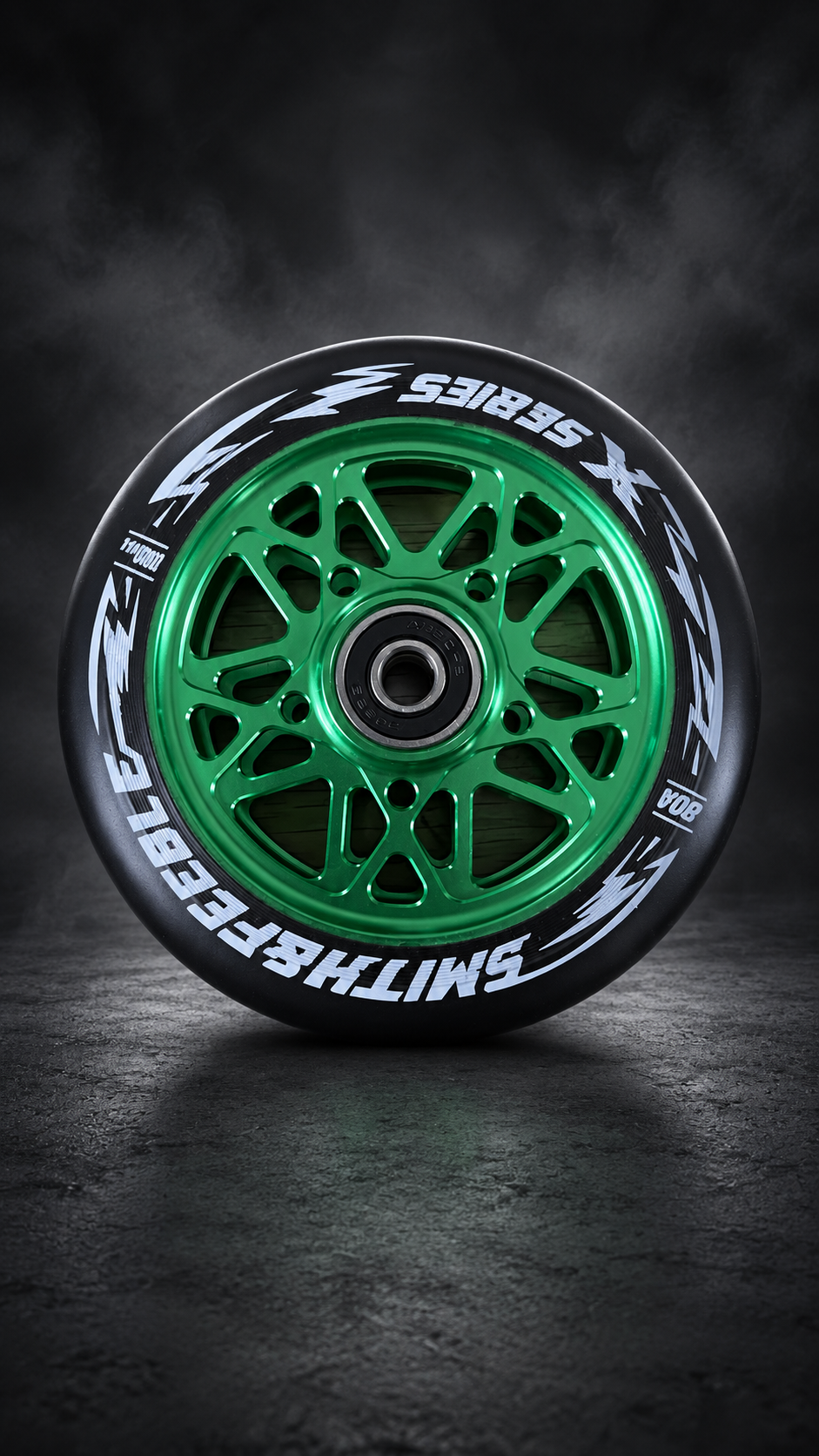 X SERIES WHEELS – GREEN 110MM