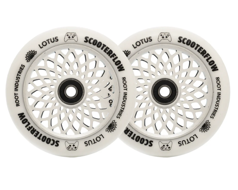 ROOT INDUSTRIES LOTUS WHEELS | SCOOTERFLOW WHITE