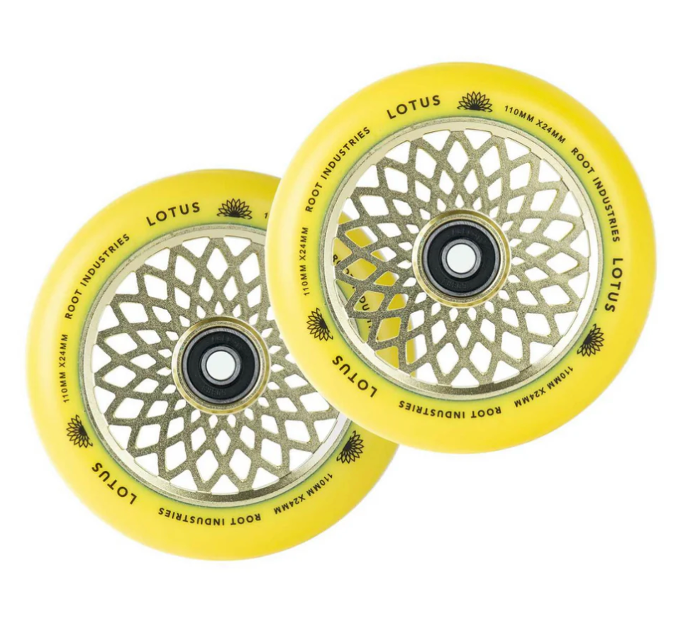 ROOT INDUSTRIES LOTUS WHEELS | YELLOW