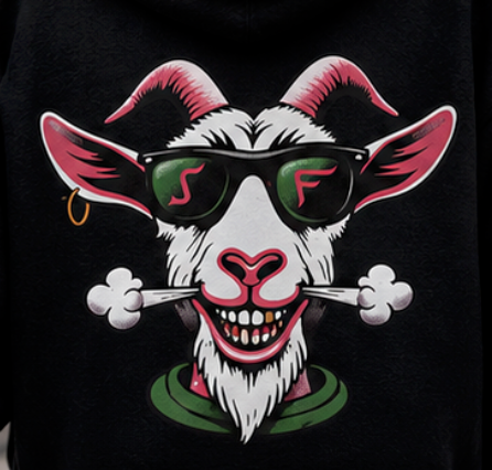 Smith & Feeble X Series Junior Hoodie | Snorting Goat
