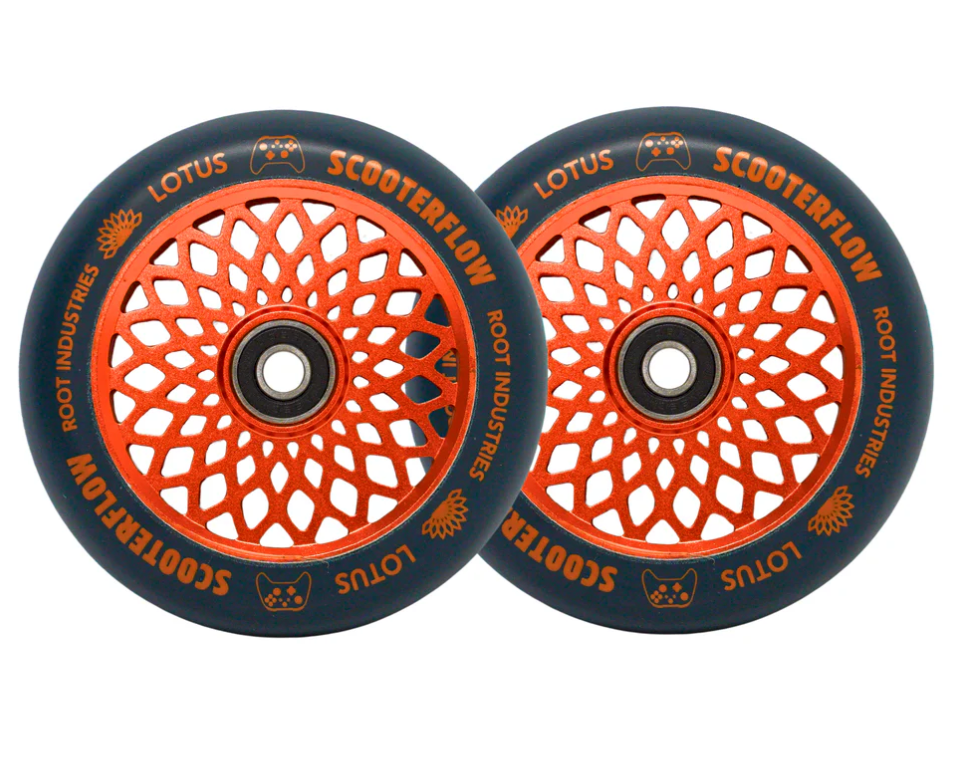 ROOT INDUSTRIES LOTUS WHEELS  | SCOOTERFLOW ORANGE
