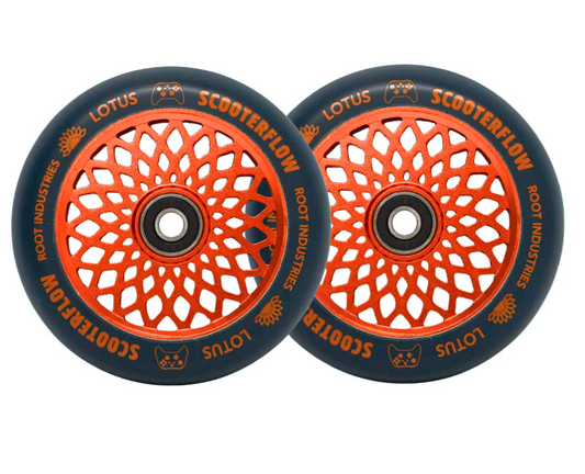 ROOT INDUSTRIES LOTUS WHEELS  | SCOOTERFLOW ORANGE