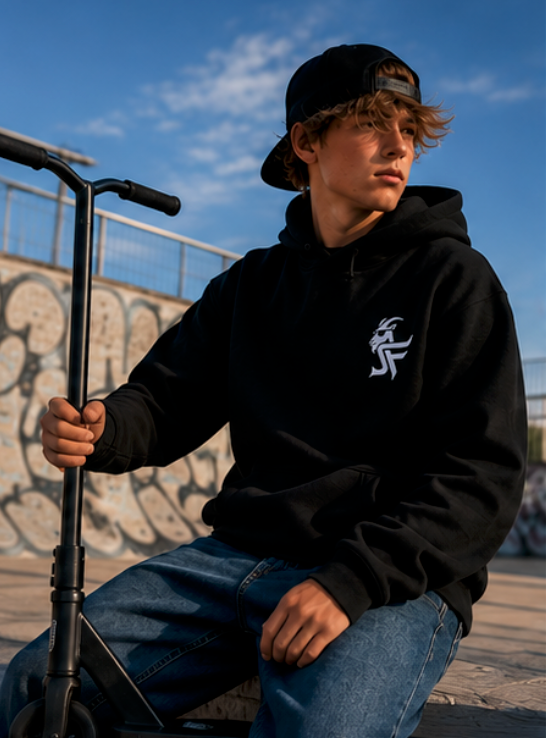 Smith & Feeble X Series Hoodie | Monochrome Edition