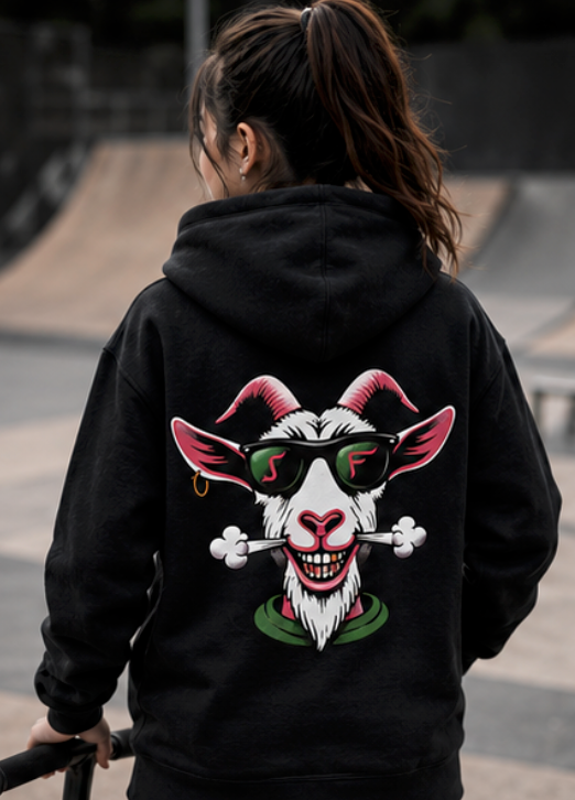 Smith & Feeble X Series Junior Hoodie | Snorting Goat