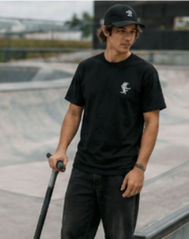 Smith & Feeble Classic Embroidered Tee | Heavyweight Cotton
